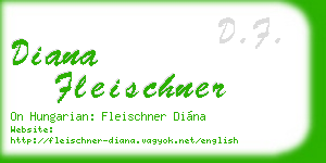 diana fleischner business card